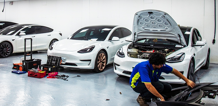 特斯拉汽車外觀修復